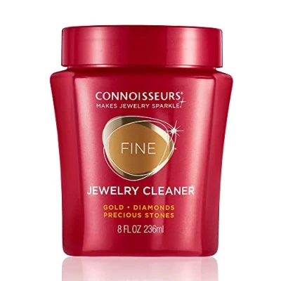 Abbildung von Connoisseurs Schmuckreiniger Gold Reiniger 236ml Goldreiniger für Schmuck wie Halsketten, Ringe &amp; Edelsteinschmuck Reinigt, Poliert Schützt