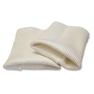 Abbildung von USIT, Handgelenke aus Baumwolle, 8 x 9 cm, ideal zur Reparatur von Hemden und Sweatshirts, 1 Paar, cremefarben