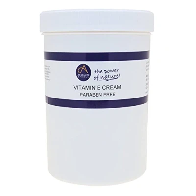 Abbildung von Absolute Aromas Vitamin E Körpercreme Unparfümierte Basiscreme, frei von Parabenen und Sulfaten Feuchtigkeitscreme für Gesicht, Körper Narben (1kg)