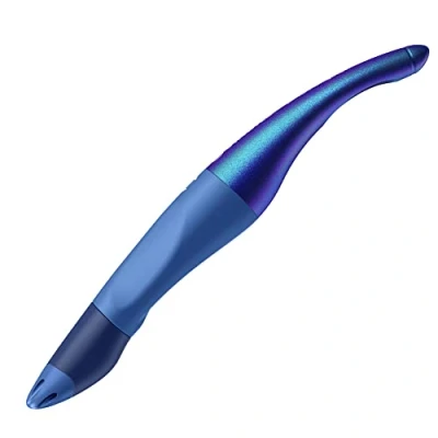 Abbildung von Ergonomischer Tintenroller für Rechtshänder STABILO EASYoriginal Holograph in blau (löschbar) inkl. Patrone