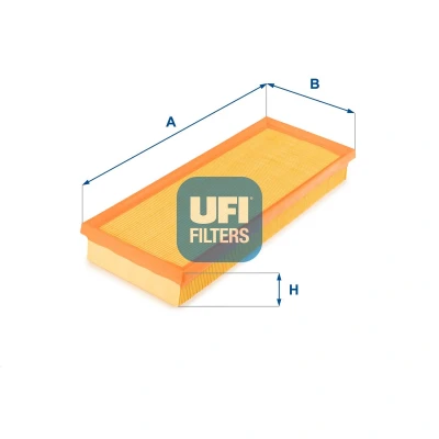Abbildung von UFI Filters 30.718.00 Luftfilter für Autos