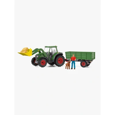 Abbildung von Schleich 42608 Farm World Traktor mit Anhänger