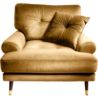 Abbildung von Trends by HG Tokio Loungesessel Microfaser Holz/Metallfuß