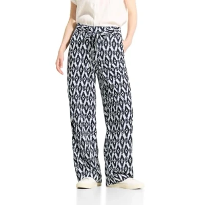 Abbildung von Cecil MIT Print Stoffhose, Damen, Größe: XLx30, Weiß