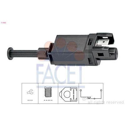 Abbildung von FACET 7.1055 Bremslichtschalter mechanisch Made in Italy OE Equivalent VOLKSWAGEN: Golf 4, 4 Variant, TRANSPORTER Bus