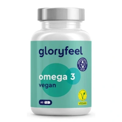 Abbildung von OMEGA 3 Vegan aus Algenöl 1440mg Markenrohstoff life&#039;s™ Triglycerid Form hochdosiert: DHA + EPA Premium Rohstoff nachhaltigem Anbau Laborgeprüft in Deutschland hergestellt