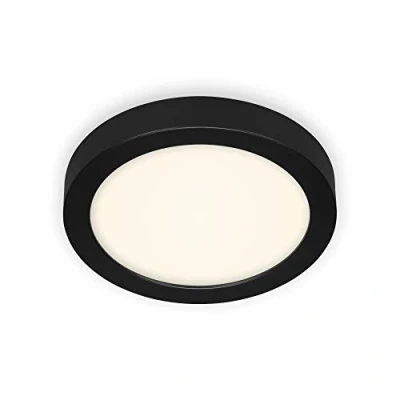 Abbildung von BRILONER Leuchten LED Deckenleuchte, Deckenlampe, 16,5 Watt, 1.600 Lumen, 4.000 Kelvin, Schwarz Weiß, Ø 22,5cm