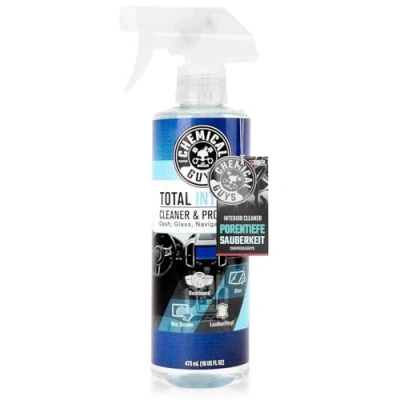 Abbildung von Chemical Guys® Total Interior Cleaner SPI22016 für alle Oberflächen im Innenraum, Cockpit Reiniger porentiefe Reinheit Kunststoff, Polster, Leder Cockpitpflege 473ml