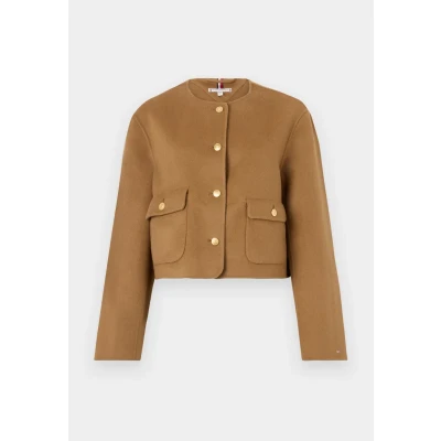 Abbildung von Tommy Hilfiger Leichte Jacke, Damen, Größe: 44, Desert khaki