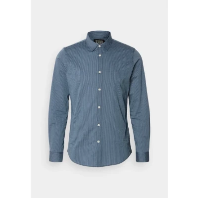 Abbildung von Scotch &amp; Soda Seasonal Essentials Striped Shirt Businesshemd, Herren, Größe: Medium, Night