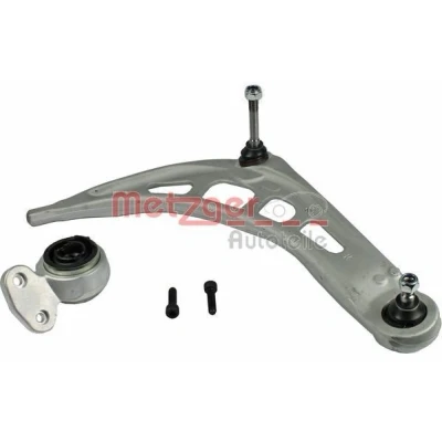 Abbildung von METZGER 58022812 Querlenker KIT + mit Halter Trag /Führungsgelenk Vorderachse rechts, unten Aluminium für Fahrzeuge ohne M Technik