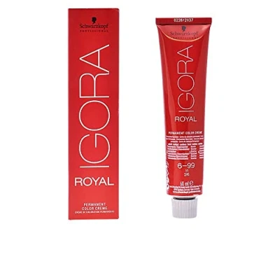 Abbildung von Schwarzkopf Professional Igora Royal Reds Permanente Färbung 60 ml 6 99 Dunkelblond Violett Extra
