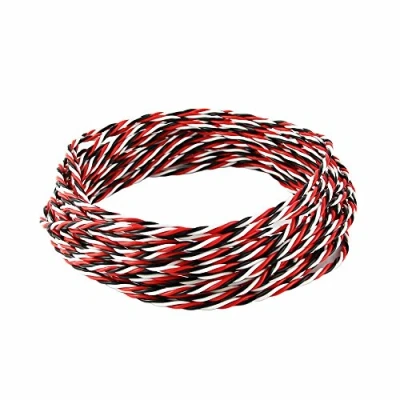 Abbildung von OliYin 32 füße DIY FUTABA Farbe 22# 22AWG 60 Kerne Servoverlängerungskabel Twisted Wire RC Modell