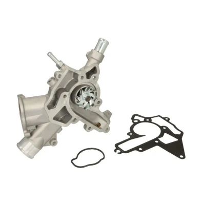 Abbildung von SKF VKPC 85310 Wasserpumpe mit Dichtungen ohne Motortemperaturfühler für Keilrippenriementrieb OPEL: Corsa D Hatchback, Astra H Hatchback