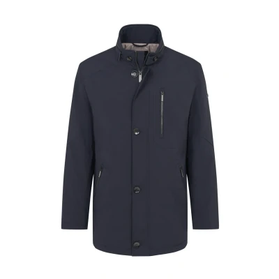 Abbildung von bugatti Allyear Regenjacke / wasserabweisende Jacke, Herren, Größe: 106, Marine