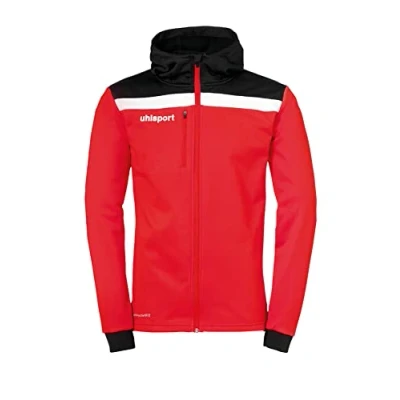 Abbildung von uhlsport Sweatjacke, Größe: XL, Rot/schwarz/weiß