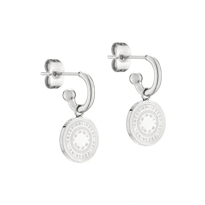 Abbildung von Liebeskind Berlin Ohrring mit Anhänger aus Edelstahl (Silber), 26 mm