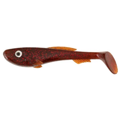 Abbildung von Abu Garcia Beast Paddelschwanz 170mm Red Motoroil Gummifisch