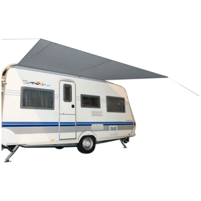 Abbildung von Bo Camp Wohnwagenplane Reise Wohnwagen Plane Reise, 350 x 240 cm, Grau