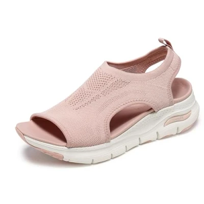 Abbildung von Skechers ARCH FIT Trekkingsandale, Damen, Größe: 40, Pink Schuhe