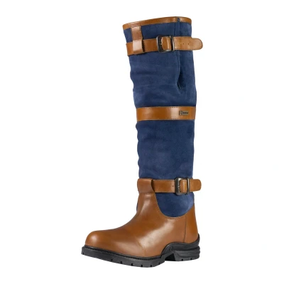 Abbildung von Horka Outdoorstiefel Highlander Lang Cognac/Blau 38