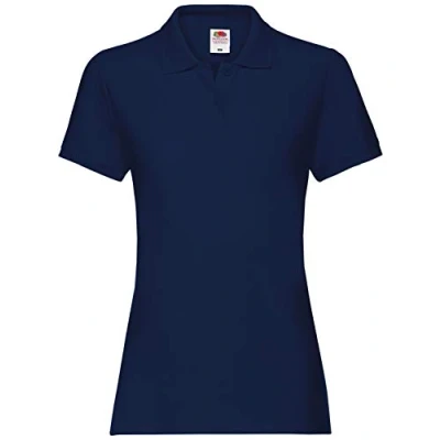 Abbildung von Fruit of the Loom: Lady Fit Premium Polo 63 030 0, Größe:L (14);Farbe:Navy