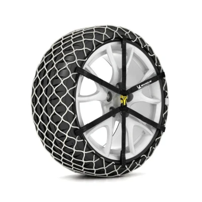 Abbildung von Michelin Easy Grip Limited 008334 Schneeketten mit Kettenspanner Montageanleitung, Aufbewahrungstasche Stahl