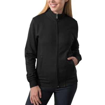 Abbildung von HRM Damen 1002 Kapuzenpullover, Black, L