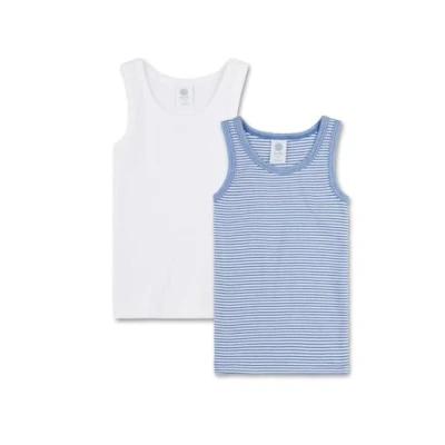 Abbildung von Sanetta 2 PACK Unterhemd/shirt für Kinder, Größe: 104, Riviera