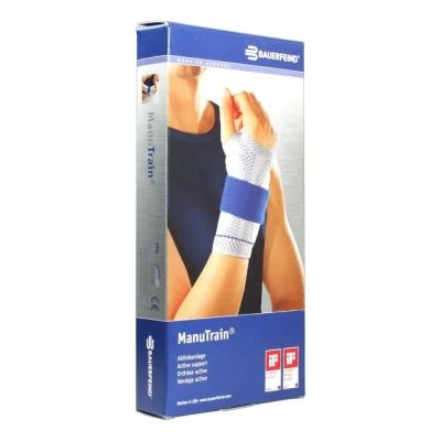 Abbildung von Manutrain Handgelenkbandage Größe 4 rechts titan