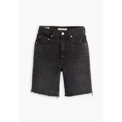 Abbildung von Levi&#039;s Ribcage Bermuda Jeans Shorts, Damen, Größe: 29, Goth princess