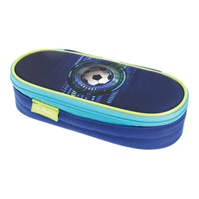 Abbildung von herlitz 50038893 Faulenzer Etui, Soccer, 1 Stück