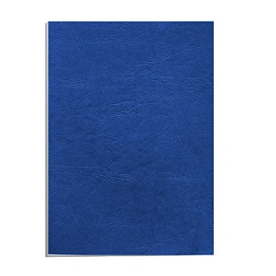 Abbildung von Fellowes Präsentationsdeckblatt Delta A4, Lederstruktur, 250 g/m², 25 Stück, royalblau