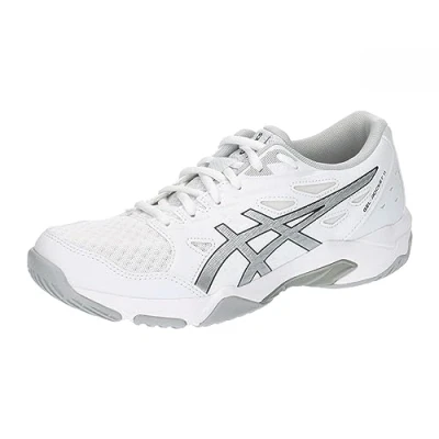 Abbildung von Asics Gelrocket 11 Volleyballschuh, Damen, Größe: 42, White/pure silver Schuhe