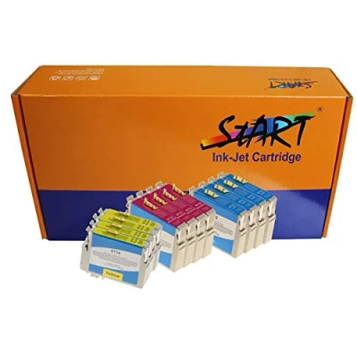Abbildung von START 12 kompatible Tintenpatronen als Ersatz für Epson T0712 T0713 T0714