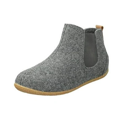 Abbildung von Rohde Damen, Frauen, Hausschuhe,Wechselfußbett,bequem Schuhe,Komfortschuhe,Gummi Laufsohle,GRAU,37 EU / 4 UK