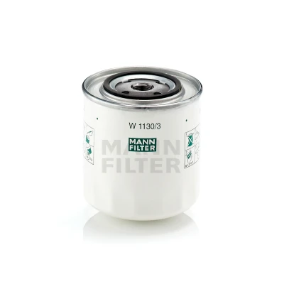 Abbildung von MANN FILTER W 1130/3 Ölfilter 3/4 16 UNF mit einem Rücklaufsperrventil Anschraubfilter VOLVO: V70 I, S70, S80 I
