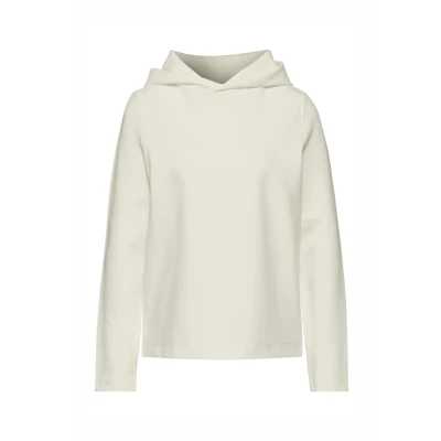 Abbildung von CECIL Damen B303146 Twill Sweathoodie, Vanilla White, L EU