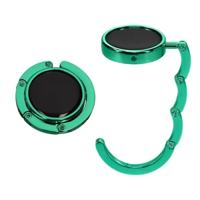 Abbildung von kwmobile Taschenhalter für Tisch 2X Faltbare Antirutsch Handtaschenhalter Haken Taschen Aufhänger Geschenkidee Gadgets Frauen Taschenhaken Set