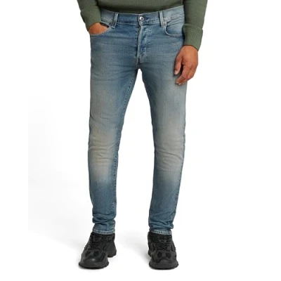 Abbildung von G STAR Herren 3301 Slim Jeans, Blau (Faded Blue Topaz 51001 D875 G352), 31W / 32L