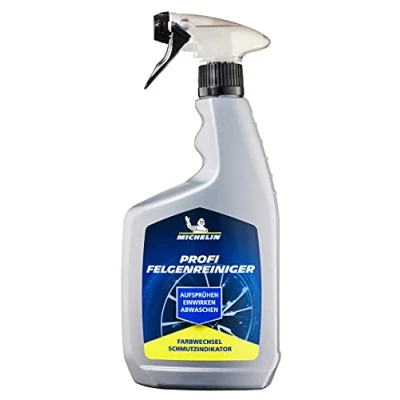 Abbildung von MICHELIN Felgenreiniger 650ml Säurefreie Felgenpflege für alle Felgenarten Effektive Reinigung strahlende Felgen