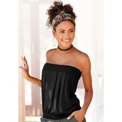 Abbildung von Lascana Top, Damen, Größe: 32/34, Schwarz