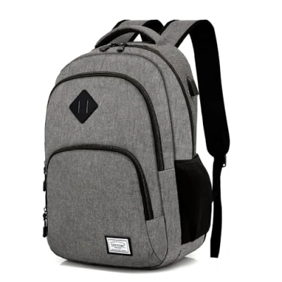 Abbildung von MoFut Rucksack Herren &amp; Damen, Reiserucksack, Laptop viele Fächer mit 15,6&quot; Laptopfach, Wasserdichter Handgepäck Rucksack, Backpack für Studenten, Büroangestellte, Reisen Wandern (Grau)