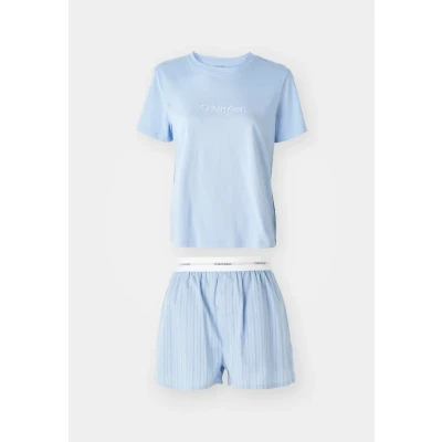 Abbildung von Calvin Klein Underwear Nachtwäsche Set, Damen, Größe: XS, Frozen fjord