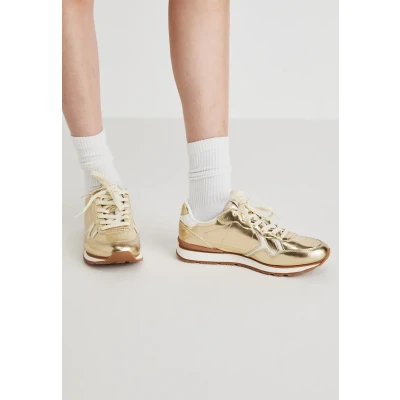 Abbildung von Pepe Jeans BRIT Sneaker low, Damen, Größe: 39, Gold Schuhe