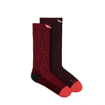 Abbildung von Salewa Damen Mountain Trainer Sal. Merino Crew Women Socken, Flame/1570, 36 38 EU