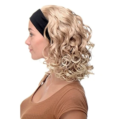Abbildung von WIG ME UP BRO 704 27T613 Damenperücke Perücke Stirnband (fest) voluminöse Lockenpracht schulterlang Blond Mix