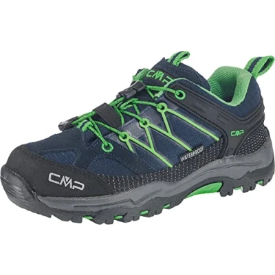 Abbildung von CMP Rigel Hikingschuh für Kinder, Größe: 33, Black/blue/gecko Leder und textil