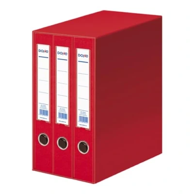 Abbildung von DOHE archicolor Modul 3 Ordner, Folio schmal, rot