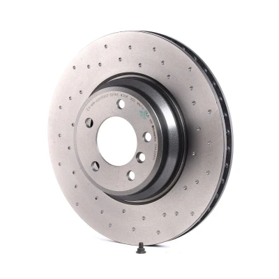 Abbildung von BREMBO 09.A599.1X Bremsscheibe 348 30 5 gelocht/innenbel. beschichtet hochgekohlt mit Schrauben BMW: 3 Coupe, Saloon, Convertible